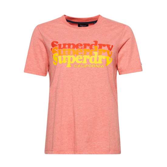 Superdry Γυναικεία κοντομάνικη μπλούζα Vintage Scripted Infill T-Shirt